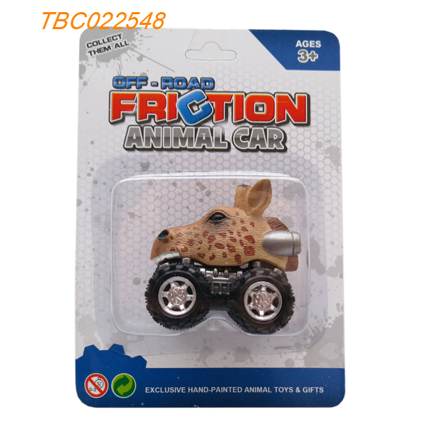 Friction/Pull Back animal car - Giraffe