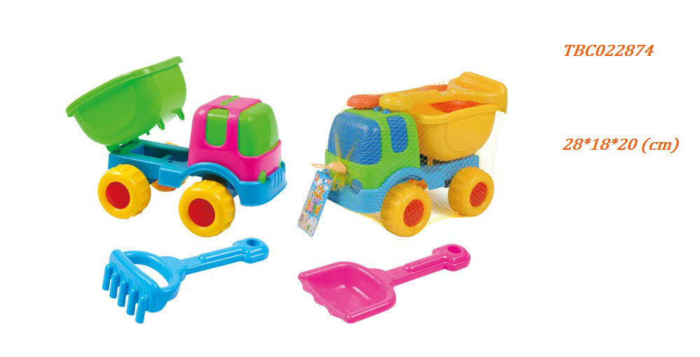 Beach car with Tool set and Sand mold Summer Toys