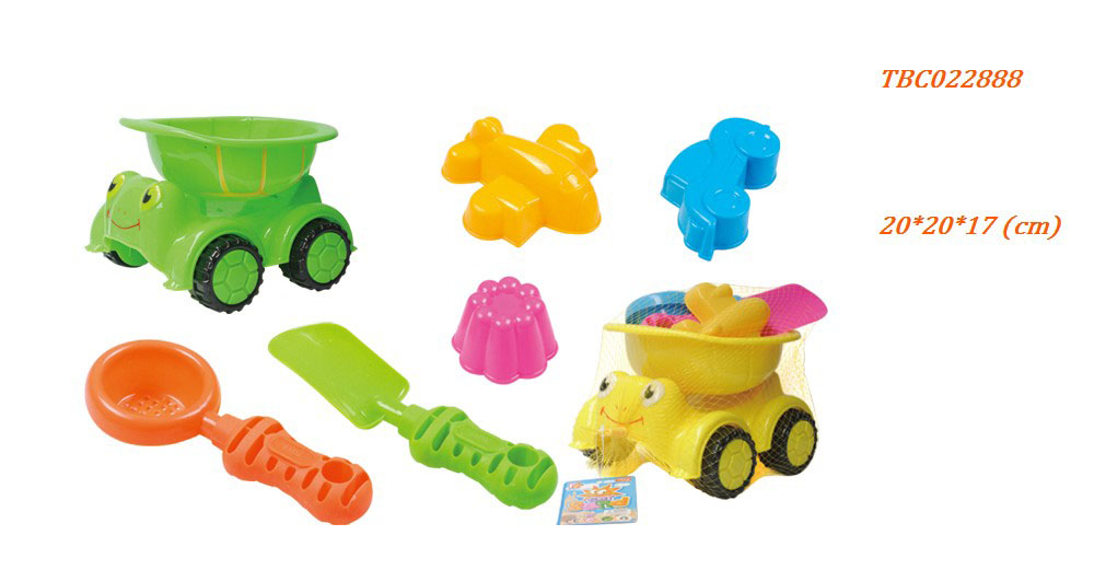 Beach cartoon car play set summer toys