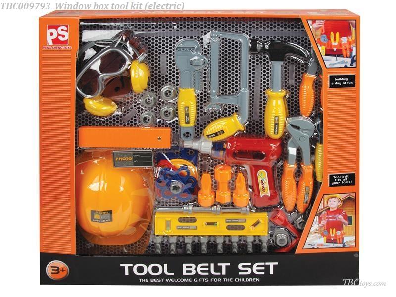 Kid play tool set