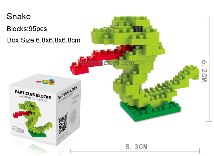 Toys plastic building blocks