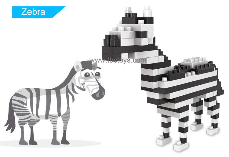 Zebra building blocks