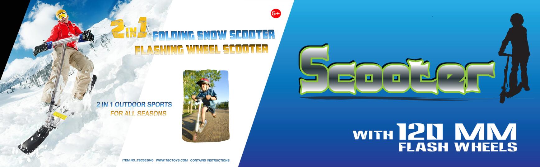 Snow scooter winter