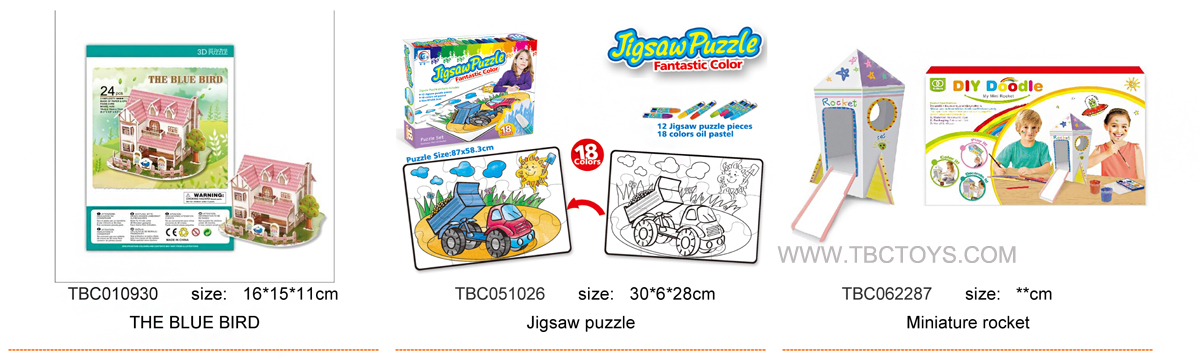 3d PUZZLE PAINTING TOYS