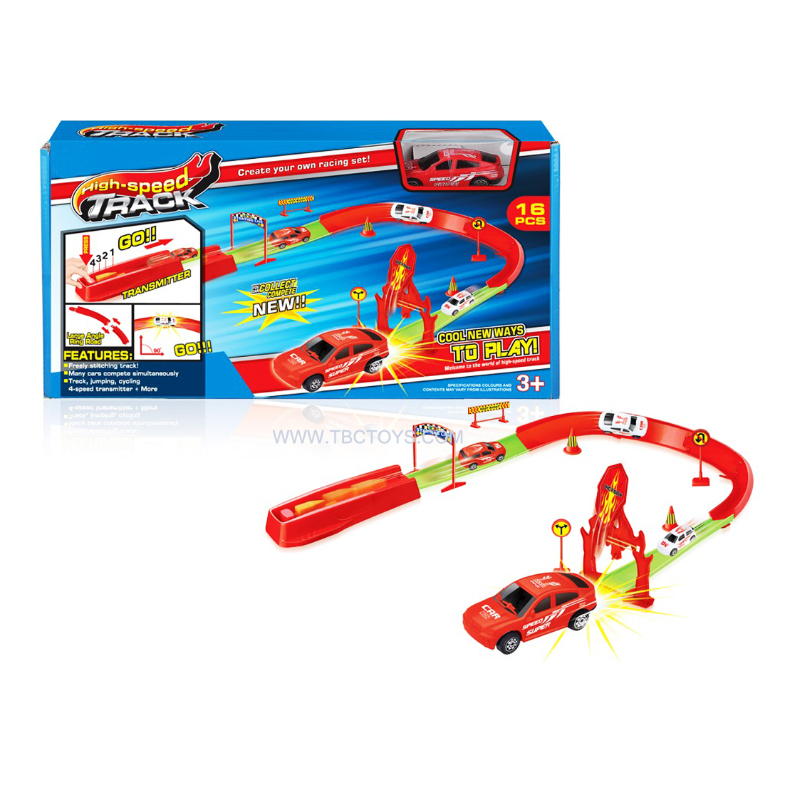 ejection rail car toys