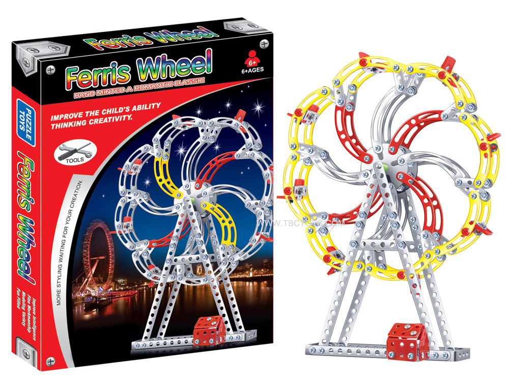 metal ferris wheel building blocks toys