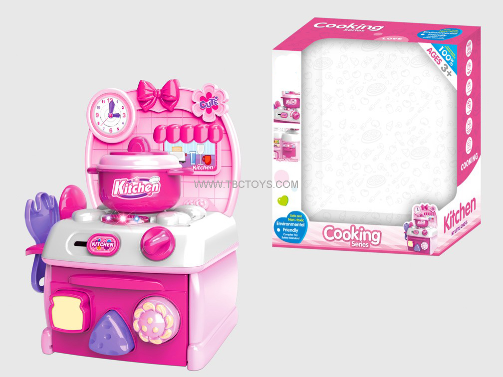 pink kitchen set toys