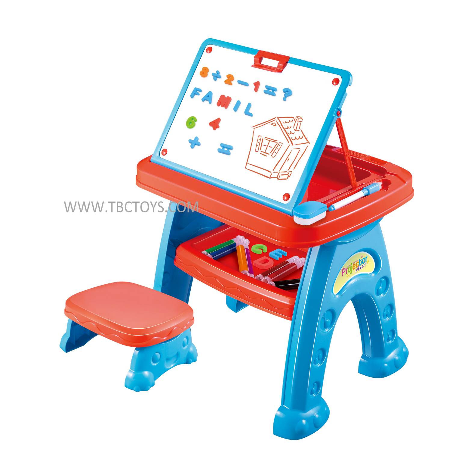Buy Sanjary Blue Plastic Frozen Theme Kids Painting Drawing Activity Kit  Projector Table Online at Best Prices in India - JioMart.