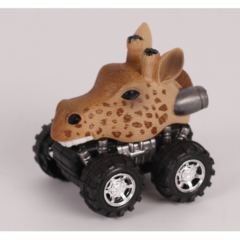 Newest Plastic toy wild animal pull back/Friction car - Zebra/ Giraffe/Bald eagle/Snake
