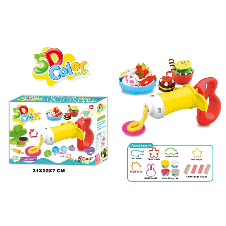 colour clay toys