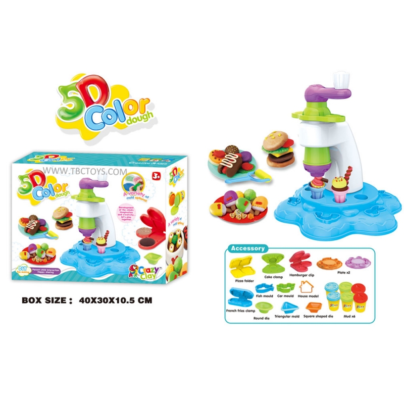 colour clay toys