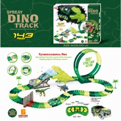 RC light dinosaur rail car