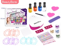 electric toy makeup set kit for girls kids girl nail polish toys box make up nails art set