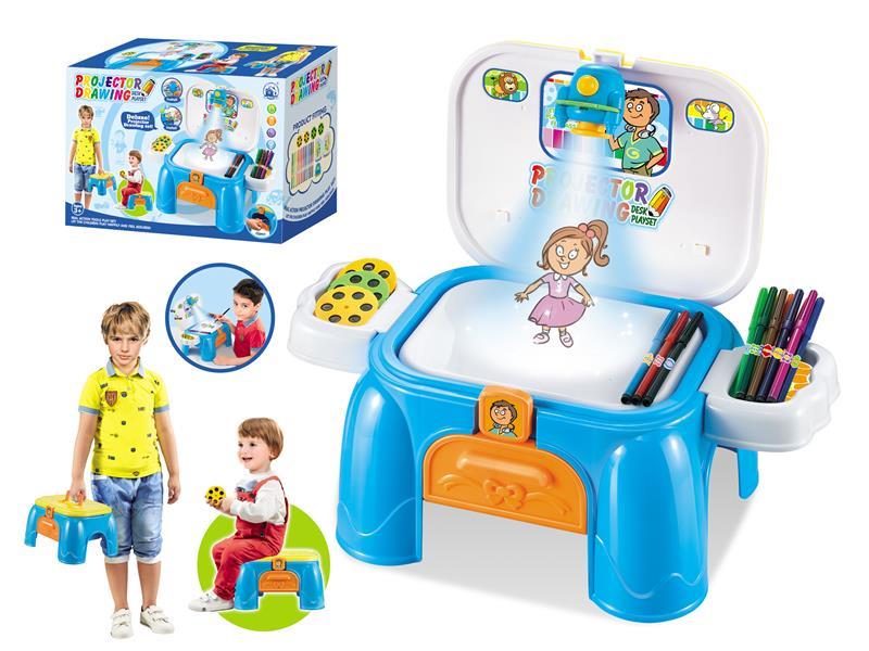 Projection drawing storage desk / pack 3 AG13 battery