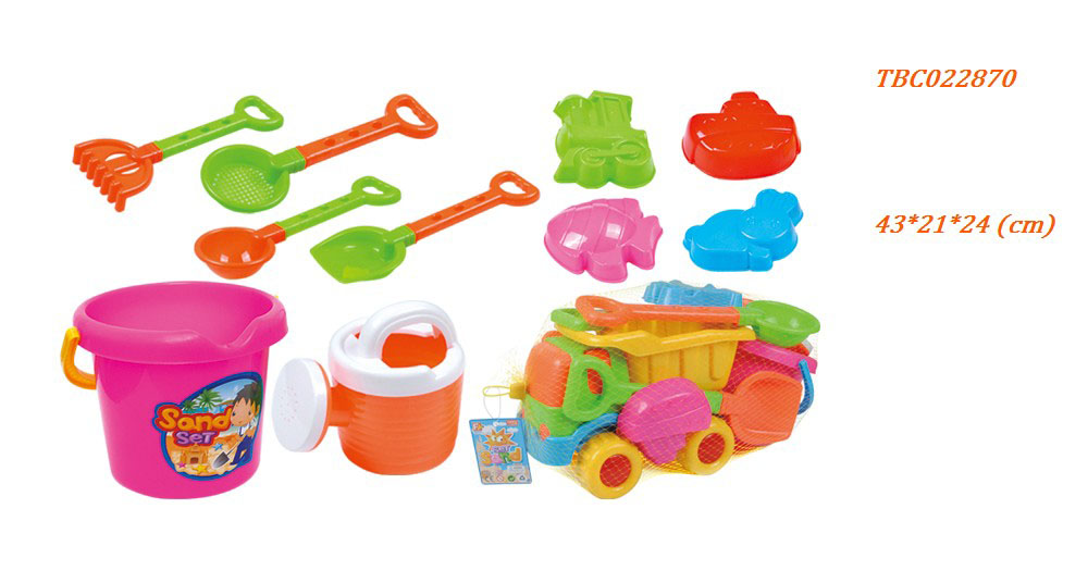 Beach car with Tool set and Sand mold Summer Toys