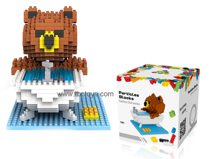 Plastic building blocks