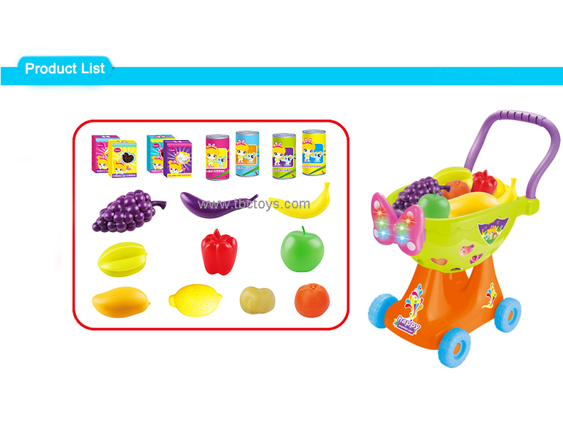 pretend play shopping car