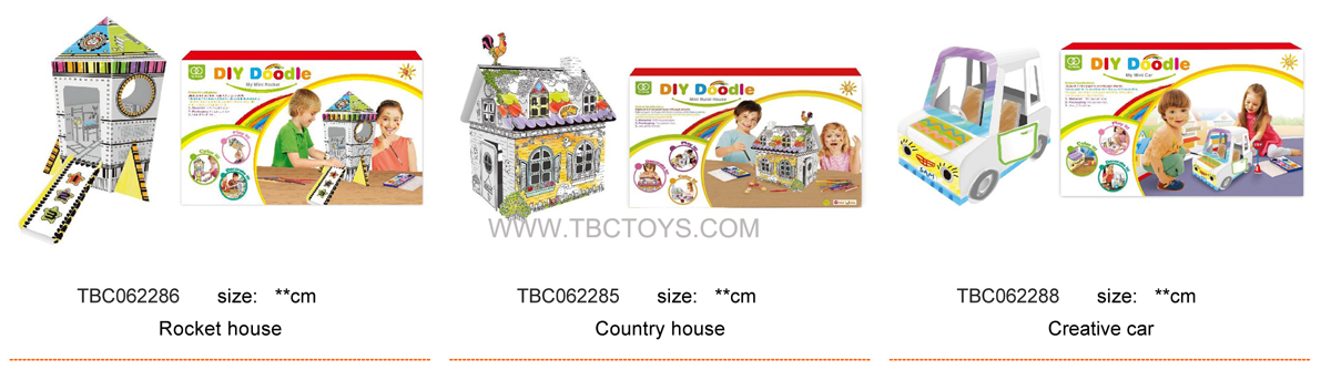 3D PUZZLE DOODLE TOYS