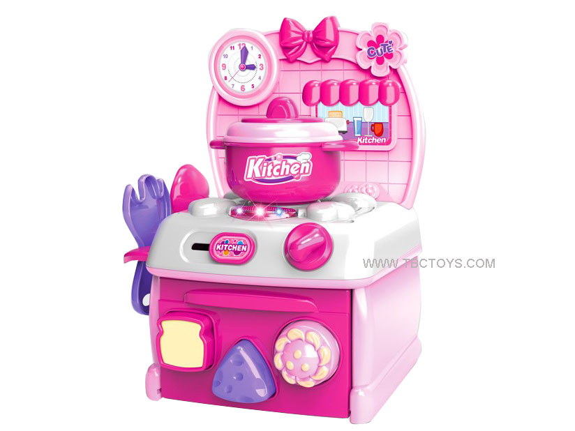 Girl cooking set toys