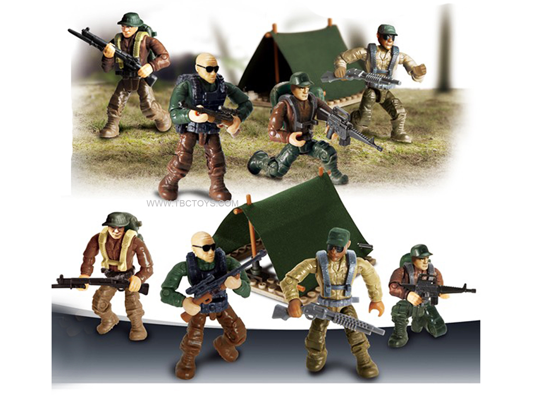 soldier building blocks for children