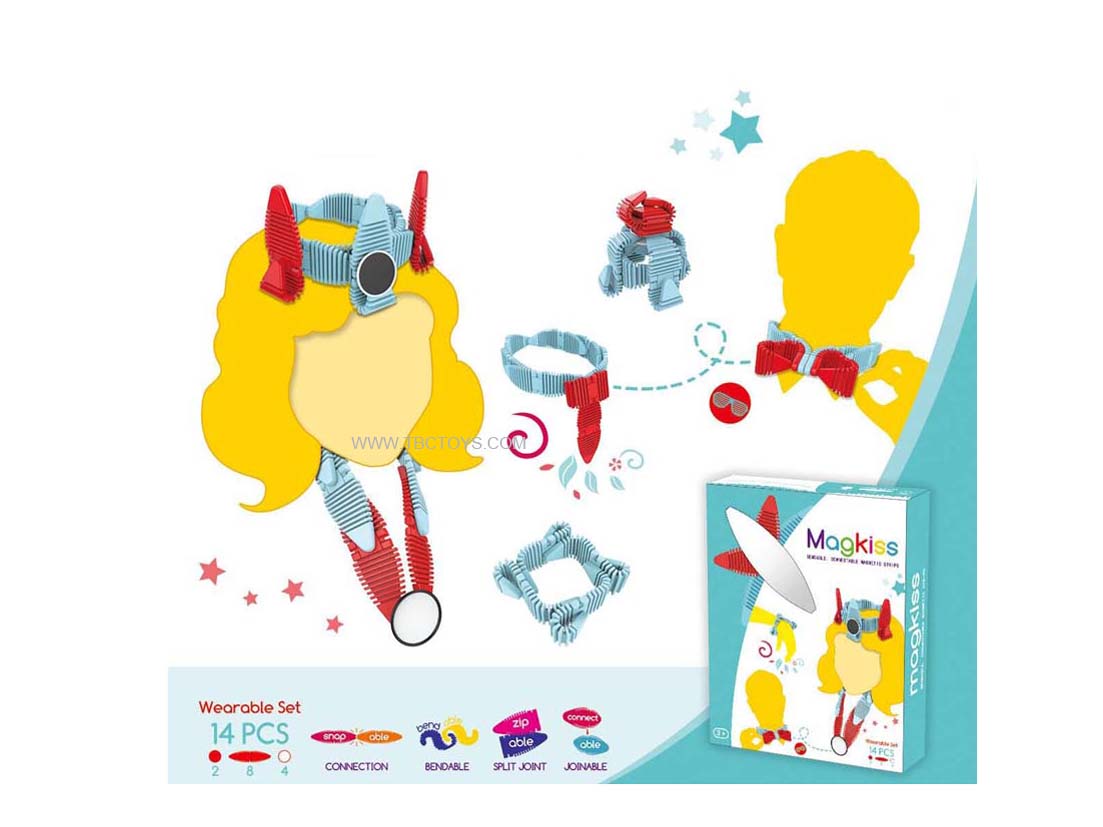 Soft building blocks with magnetic