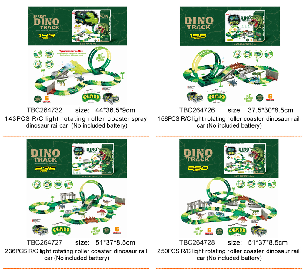 Dinosaurs track set