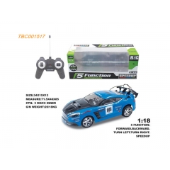 Best Selling PVC 1:18 5CH RC car with speed up