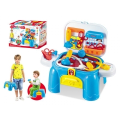 Hot sales Medical storage desk Tool desk playset/Medical storage trunk doctor set suitcase