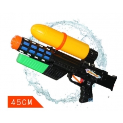 Air pump water gun black and white 2 colors mixed