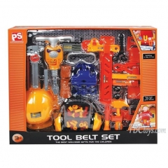 Tool set in plastic box