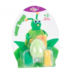 foam egg with dough