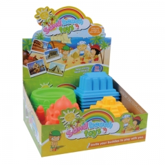 Plastic castle beach sand toys