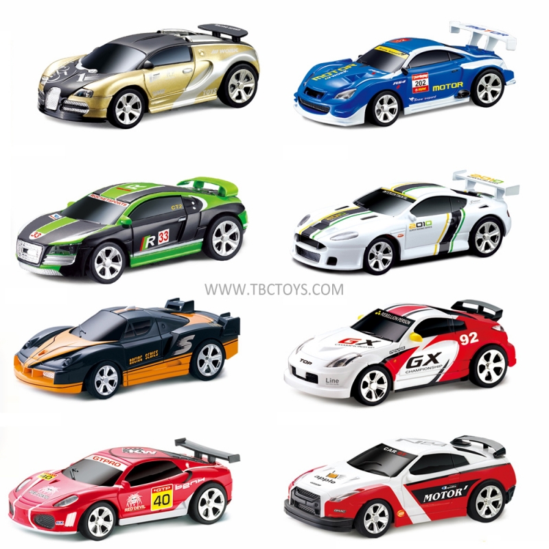 1:58 Rc Car Mini Racing Car 2.4G High Speed Can Size Electric App